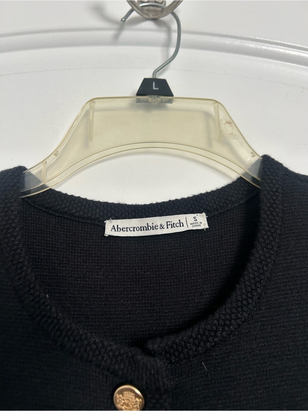 Abercrombie & Fitch Button Through Mini Dress Size S NWT preppy chic 90s minimal - Picture 13 of 16